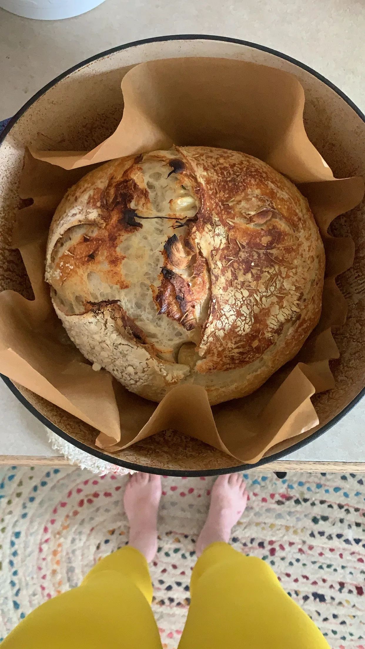 Making dough together